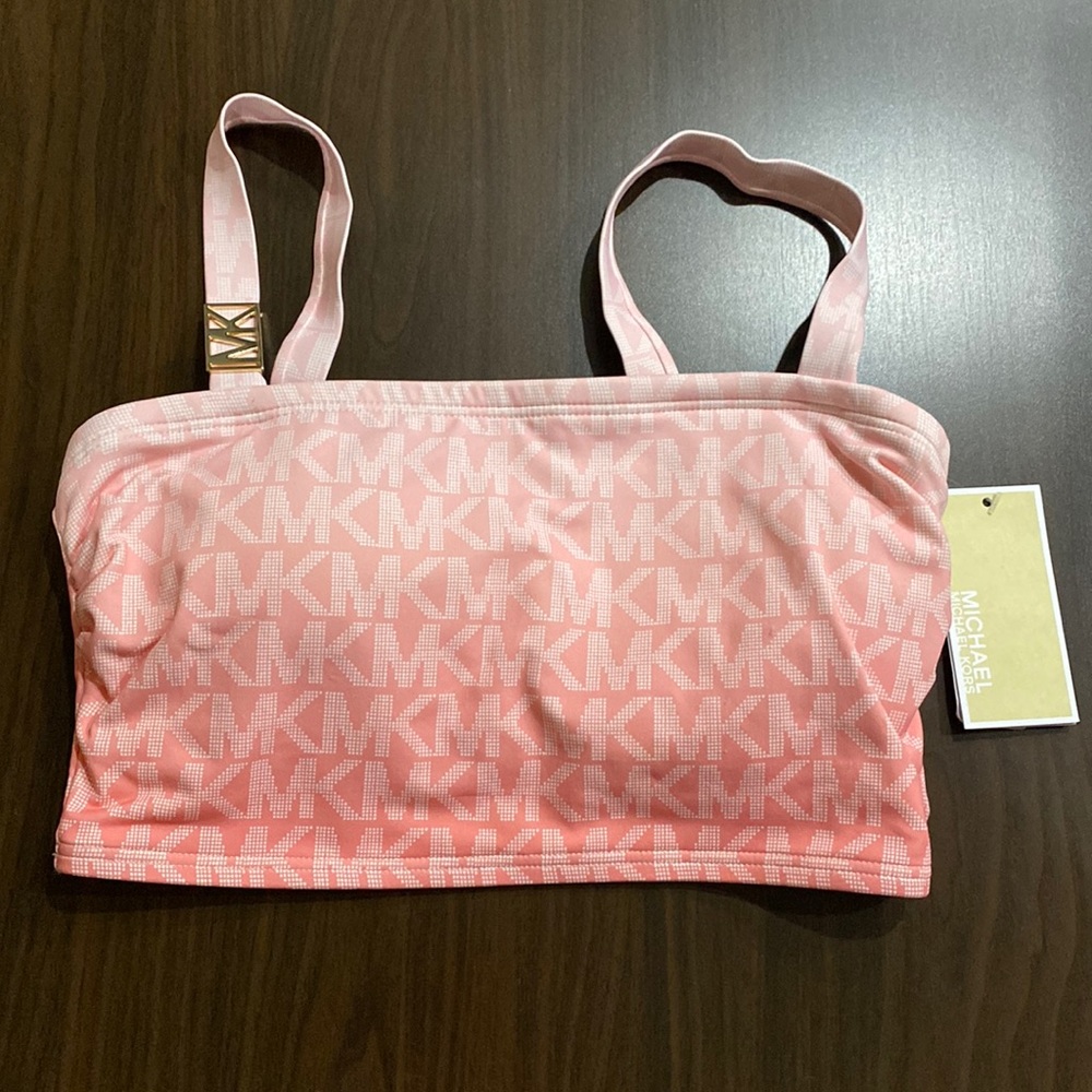 Michael Kors sangria swim top